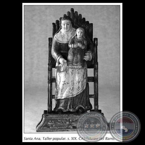 SANTA ANA, Taller popular. s. XIX (CAV/MUSEO DEL BARRO)